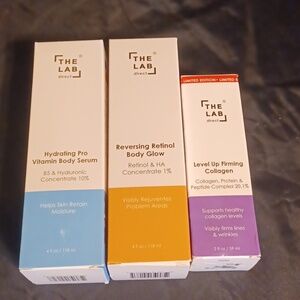 The Lab direct body serum, reversing retinol body glow, firming collagen